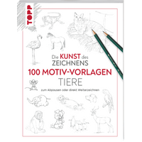 TOPP 28170 Kunst des Zeichnens 100 Motiv-Vorlagen Tiere TOPP 28170 Kunst des Zeichnens 100 Motiv-Vorlagen Tiere von FRECHVERLAG