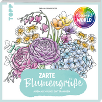 TOPP 28183 Colorful World - Zarte Blumengrüße TOPP 28183 Colorful World - Zarte Blumengrüße von FRECHVERLAG