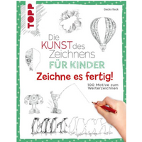 TOPP 29056 Die Kunst des Zeichnens für Kinder Zeichne es fertig! - 100 Motive zum Weiterzeichnen TOPP 29056 Die Kunst des Zeichnens für Kinder Zeichne es fertig! - 100 Motive zum Weiterzeichnen von FRECHVERLAG