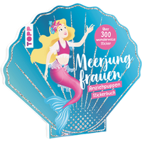 TOPP 29121 Anziehpuppen-Stickerbuch: Meerjungfrauen TOPP 29121 Anziehpuppen-Stickerbuch: Meerjungfrauen von FRECHVERLAG