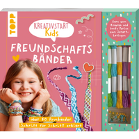 TOPP 29167 Kreativstart Kids Freundschaftsbänder. Anleitungsbuch und Material von FRECHVERLAG
