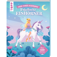 TOPP 29216 Meine Sticker-Anziehpuppen. Fabelhafte Einhörner von FRECHVERLAG