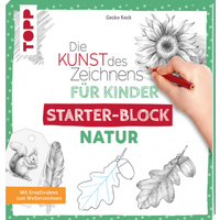 TOPP 4393 Die Kunst des Zeichnens für Kinder Starter-Block - Natur von FRECHVERLAG