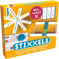 TOPP 4611 Kreativ-Set Stixxels - Das Universalwerkzeug für Makramee, Knüpfen, Pompons und Weben | Walz, Inge;Butterer, Maximilian von FRECHVERLAG
