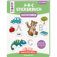 TOPP 4621 Vorschulwelt - Das A-B-C-Stickerbuch - Buchstaben | Kraft, Melanie von FRECHVERLAG