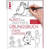 TOPP 4769 Kunst d.Z.Cartoon Übungsbuch von FRECHVERLAG