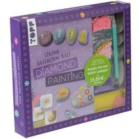 TOPP 6870 Kreativ-Set Steine gestalten mit Diamond Painting von FRECHVERLAG