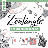 TOPP 6872 Zentangle®. Der Quick-Start-Block - Sofort loslegen & mühelos lernen | Blum, Ludmila von FRECHVERLAG