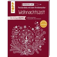 TOPP 7174 Vorlagenmappe Fensterdeko mit dem Kreidemarker - Weihnachtszeit von FRECHVERLAG