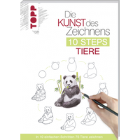 TOPP 8391 Die Kunst des Zeichnens 10 Steps - Tiere von FRECHVERLAG
