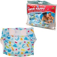 Freds Swim Nappy Schwimmwindel, wiederverwendbar, blau, Größe 1: 4-9 kg von FREDS SWIM ACADEMY GmbH