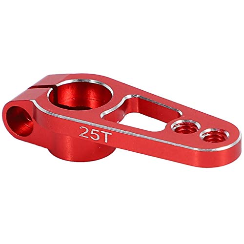 FREDY 1 Stuecke Aluminium Legierung 25 T 31 Mm Lenkung Servo Arm Horn für RC Auto Crawler Teile, Rot von FREDY