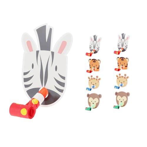 Tiermasken mit Partytröten Kinder 8er Set - lustige Tier Masken Verkleidung - Kostüm Accessoire für Mottoparty Dschungel Safari oder Zoo - Kindermasken Tiere - Geburtstagsdeko Kindergeburtstag - Bunt Tiermasken mit Partytröten Kinder 8er Set - lustige Tier Masken Verkleidung - Kostüm Accessoire für Mottoparty Dschungel Safari oder Zoo - Kindermasken Tiere - Geburtstagsdeko Kindergeburtstag - Bunt von FREE & EASY