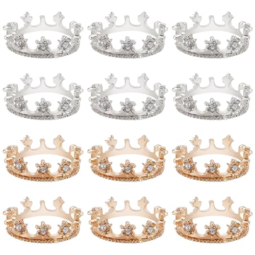 FREEBLOSS 12 Stück Puppenhaus Mini Krone Metall Mini Puppenkrone Gold&Silber Winzige Miniatur Krone Mini Gold Krone Mini Legierung Krone Prinzessin Cake Topper Puppen Kopfbedeckung Zubehör FREEBLOSS 12 Stück Puppenhaus Mini Krone Metall Mini Puppenkrone Gold&Silber Winzige Miniatur Krone Mini Gold Krone Mini Legierung Krone Prinzessin Cake Topper Puppen Kopfbedeckung Zubehör von FREEBLOSS