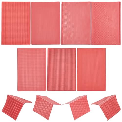 FREEBLOSS 7 Blatt 30 x 20 cm Rote Miniatur Dachschindeln, 7 Stile, Modellziegel Für DIY Baumodelle, Dachziegel Für Miniaturhäuser, Landschaftszubehör Für Tischszenen FREEBLOSS 7 Blatt 30 x 20 cm Rote Miniatur Dachschindeln, 7 Stile, Modellziegel Für DIY Baumodelle, Dachziegel Für Miniaturhäuser, Landschaftszubehör Für Tischszenen von FREEBLOSS