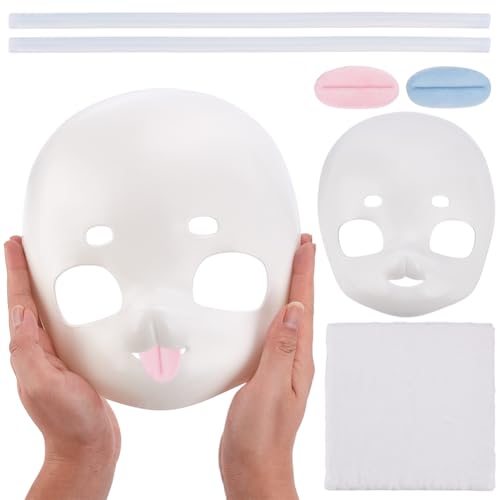 FREEBLOSS Therian Maskenset Pelztier Maskenausrüstung DIY Therian Maskenset Augennetz Für Therian Maske Fursuit Kopfbasis Pelzanzug Zubehör Für Kostümzubehör von FREEBLOSS