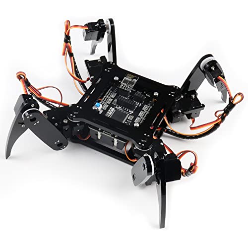 FREENOVE Quadruped Robot Kit (Compatible with Arduino IDE), Walking Crawling Twisting, App Remote Control, Servo STEM Project von FREENOVE