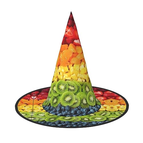 FRESQA Halloween-Hexenhut in Regenbogen-Optik, für Damen, Top Wahl für das beste Halloween-Kostüm-Ensemble FRESQA Halloween-Hexenhut in Regenbogen-Optik, für Damen, Top Wahl für das beste Halloween-Kostüm-Ensemble von FRESQA