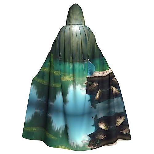FRESQA Lake Fairy Exquisiter Kapuzenumhang für Erwachsene, ultimativer Rollenspiel-Umhang, perfekt für einen Vampir-Look von FRESQA