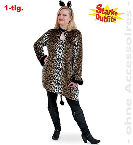 Bigshirt Leo Leopardenkostüm in Übergrößen , Größe:58 von FRIES