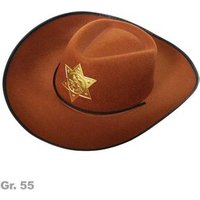 FRIES 38294 Cowboyhut, braun, Gr. 55 cm FRIES 38294 Cowboyhut, braun, Gr. 55 cm von FRIES