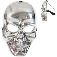FRIES 60973 Halbmaske Schädel, silber von FRIES