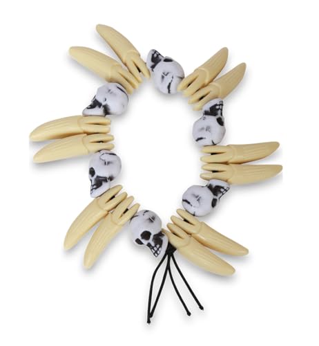 Fries Piratenarmband mit Zähnen und Totenköpfen: Das ultimative Accessoire für Halloween und Karneval ‍ von FRIES