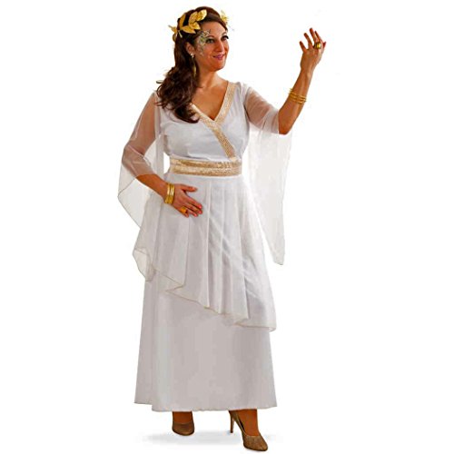 Kostüm Griechin Athena Gr. 42- 48 Kleid weiß Antike Fasching Römerin (44) von FRIES