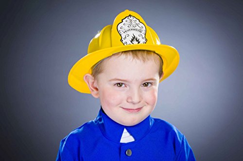 Party-Chic Feuerwehr-Helm gelb, Größe variabel von FRIES