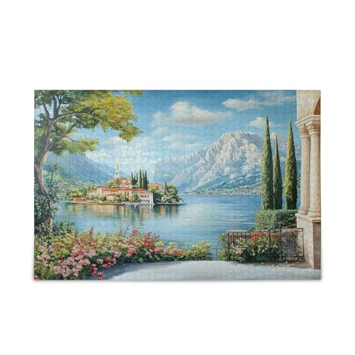 500 Teile Puzzle für Erwachsene, schwer unmöglich, schwierig, herausfordernd, Familienpuzzle, Himmel am See von FRODOTGV