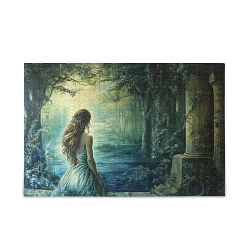 500 Teile Puzzles für Erwachsene Herausforderndes Lustiges Familienpuzzle Perfekt für Spieleabende, Entdecke Fantasy von FRODOTGV