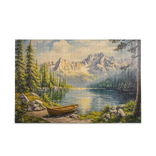 500 Teile Puzzles für Erwachsene für Entspannung und Familienspaß, Vierte am See von FRODOTGV