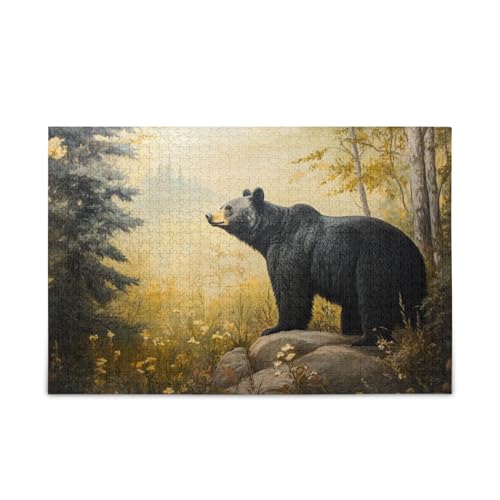 Black Bear Farms Puzzle 500 Teile Großes Puzzlespiel von FRODOTGV