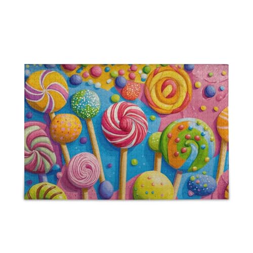 Candy Party 500 Teile Puzzle Freunde Familie Aktivität Spielabende Geschenke von FRODOTGV