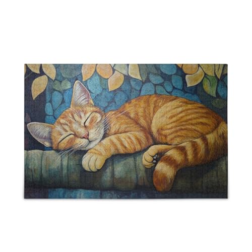 Cat Nap Puzzle 500 Teile für Entspannung und Familienspaß von FRODOTGV
