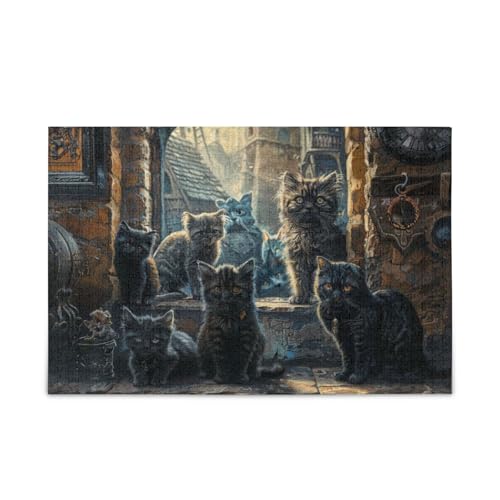 Cats Collection 500 Teile Puzzle für Erwachsene für Entspannung und Familienspaß von FRODOTGV