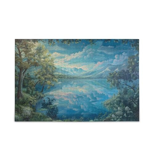 Fourth by The Lake 500 Teile Puzzle Familie Dekoration Puzzle von FRODOTGV