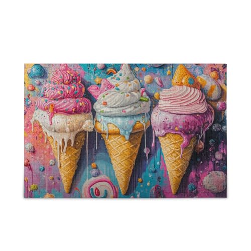 ICY Treats Puzzles für Erwachsene Impossible Puzzle 500 Teile von FRODOTGV