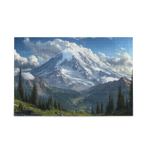Mount Rainier Puzzle für Erwachsene Familie Puzzle für Frauen Männer 500 Teile von FRODOTGV