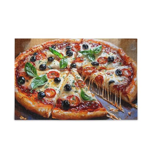 Pizza 500 Teile Puzzles für Erwachsene Impossible Puzzle von FRODOTGV