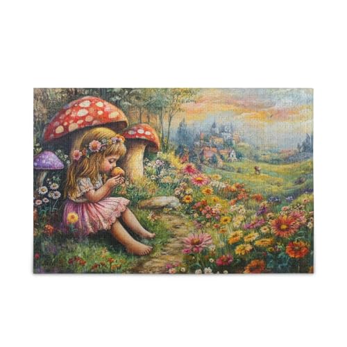 Playtime in The Meadow 500 Teile, einzigartiges Puzzle, herausforderndes Spiel von FRODOTGV