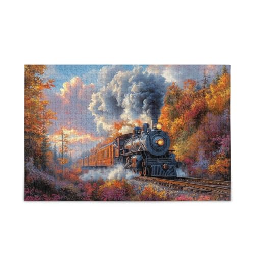 Racing The Train 500 Teile, einzigartiges Puzzle, Freunde, Familie, Aktivität, Spielabende, Geschenke von FRODOTGV