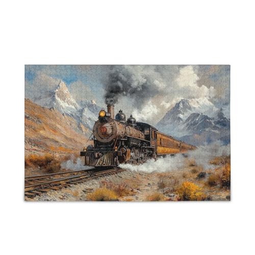 Racing The Train Puzzle, 500 Teile, unmöglich, hart, schwierig, herausfordernd, Puzzle von FRODOTGV