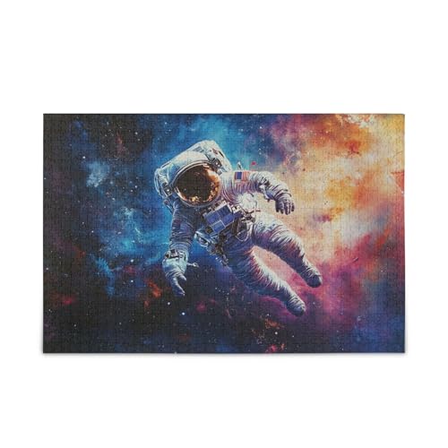 Space Astronaut Puzzle 500 Teile Familie Puzzle für Frauen Männer von FRODOTGV