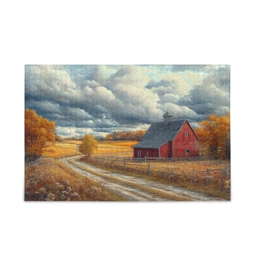 The Farm 500 Teile Puzzles für Erwachsene Hard Impossible Schwierig Herausforderndes Familienpuzzle von FRODOTGV
