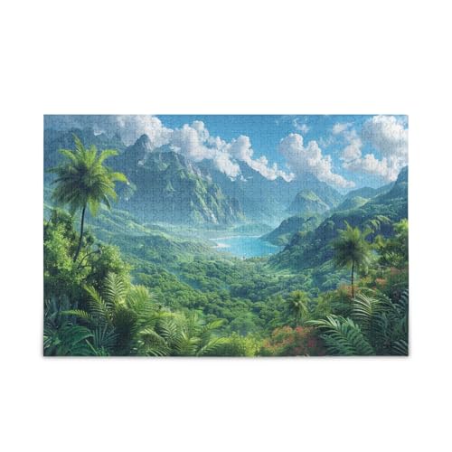Wild Jungle Puzzles für Erwachsene, 500 Teile, herausfordernd, lustiges Familienpuzzle, perfekt für Spieleabende von FRODOTGV