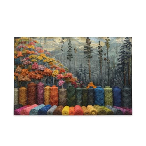 Yarn Duty 500 Teile Puzzle für Erwachsene Einzigartig Schwierig und Herausforderung von FRODOTGV