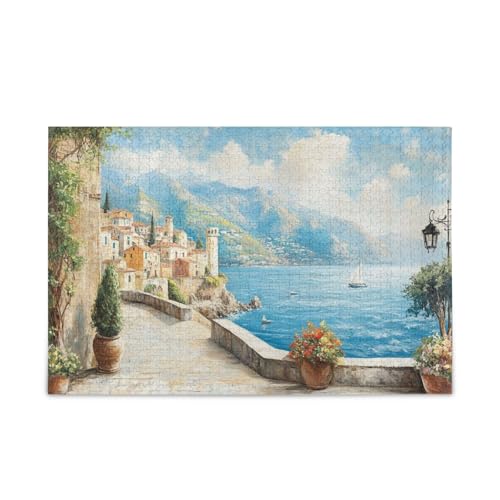 of Italy Puzzle für Erwachsene, 500 Teile, einzigartig, schwierig und herausfordernd von FRODOTGV