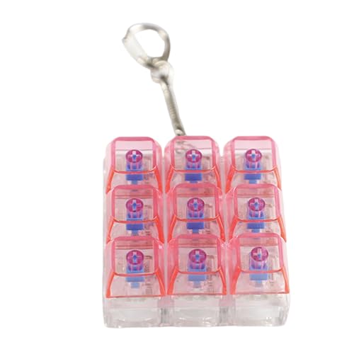 9-Tasten-Tastatur-Klick-Spielzeug, Schlüsselanhänger, mechanische Schalter, Tester für Training und Reisebegleiter 9-Tasten-Tastatur-Klick-Spielzeug, Schlüsselanhänger, mechanische Schalter, Tester für Training und Reisebegleiter von FROMCEO