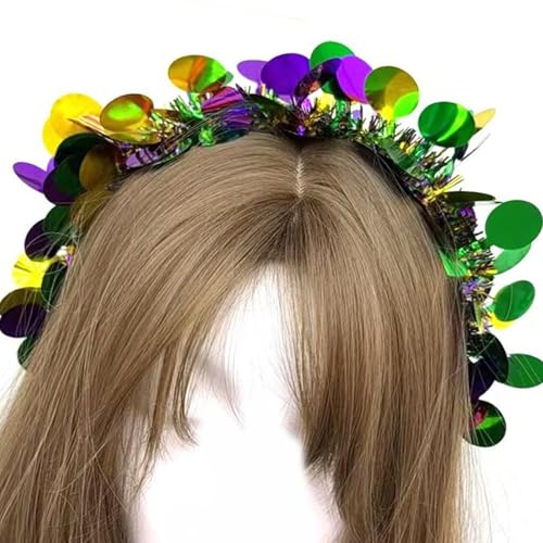 FROMCEO Auffälliges Lametta-Stirnband für Tanz, Bühne, Spielkostüm, Karneval, auffälliges Lametta-Party-Kostüm FROMCEO Auffälliges Lametta-Stirnband für Tanz, Bühne, Spielkostüm, Karneval, auffälliges Lametta-Party-Kostüm von FROMCEO